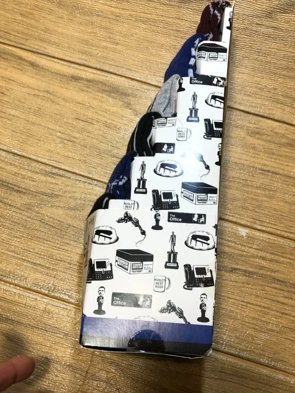 Bioworld set of men six The Office (US version)  socks